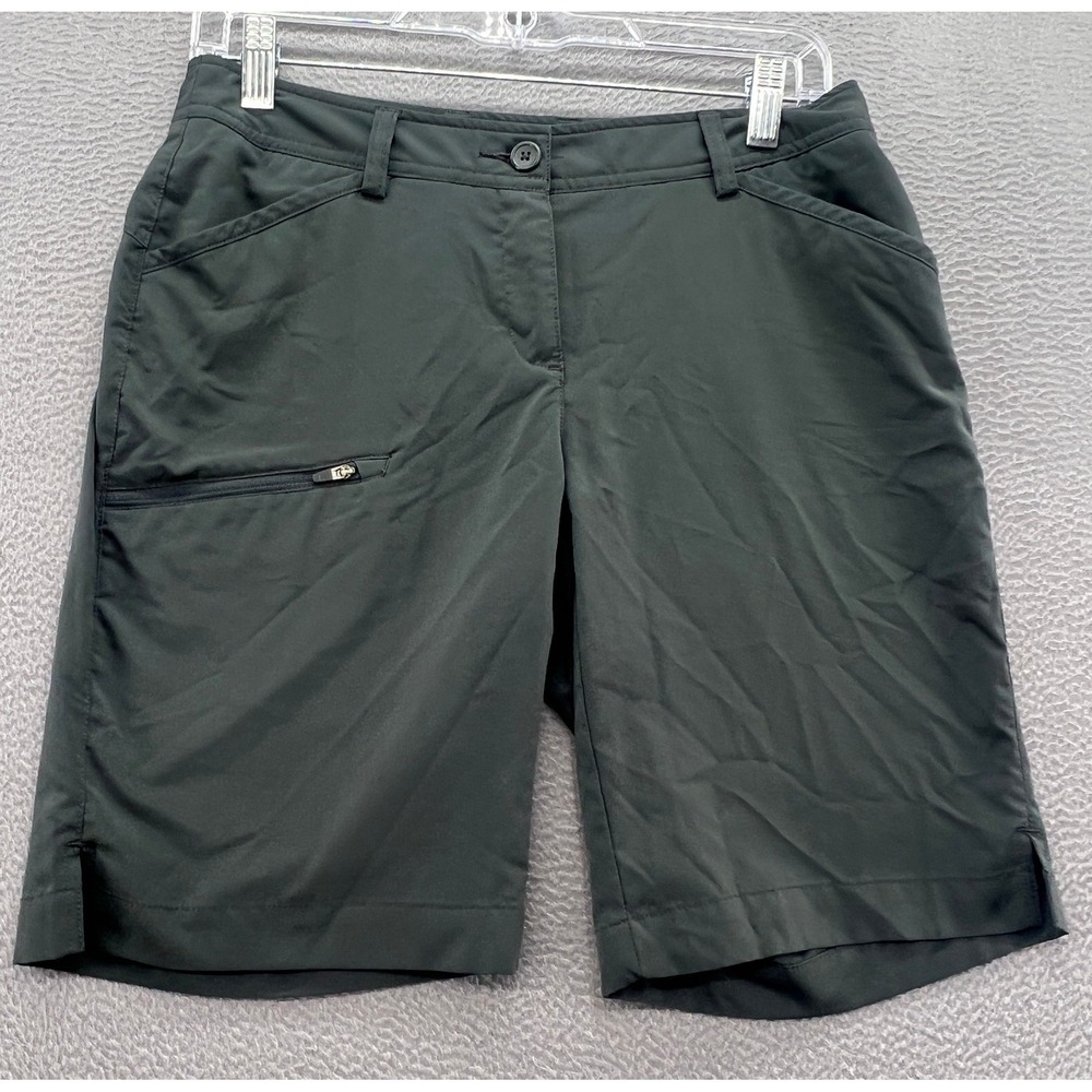 Oobe Shorts Women's Size 2 Black Performance Cargo Uniform Pocket Lightweight